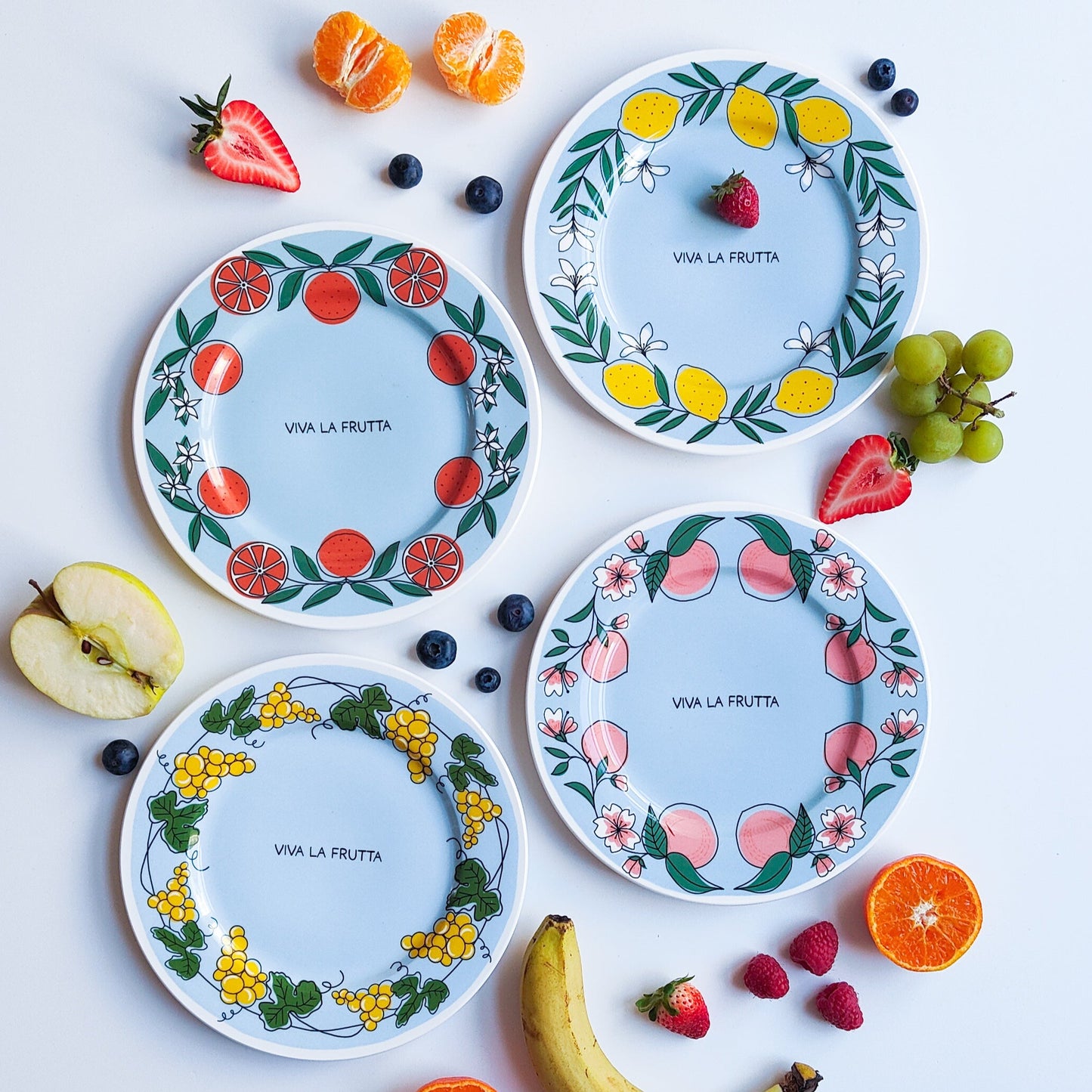 Viva la Frutta - la collezione di piatti per chi ama la frutta