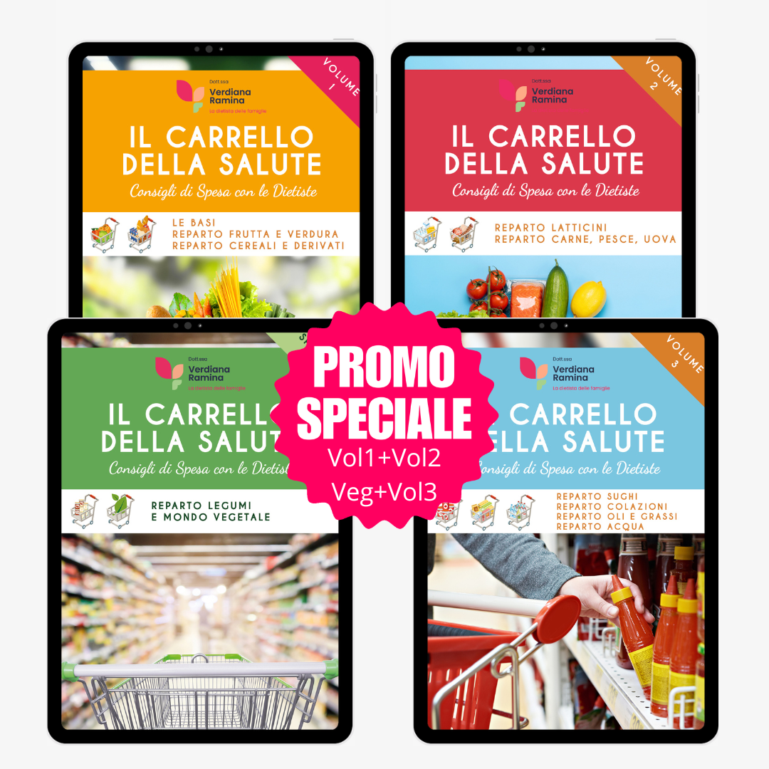 Carrello della salute - Pacchetto Completo (Vol.1+Vol.2+Veg+Vol.3)