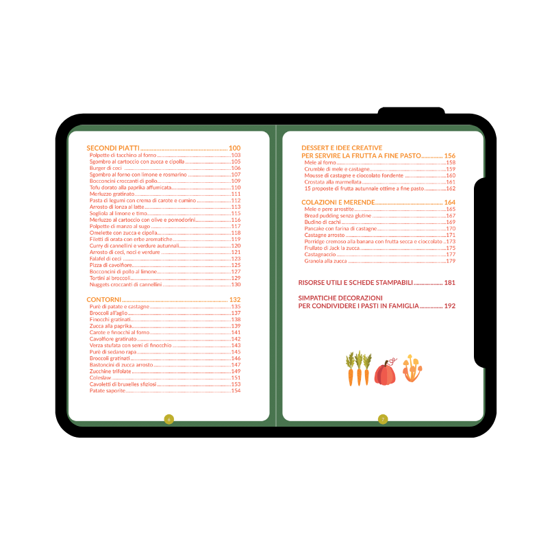 Menù Autunno 2025 - Senza Glutine