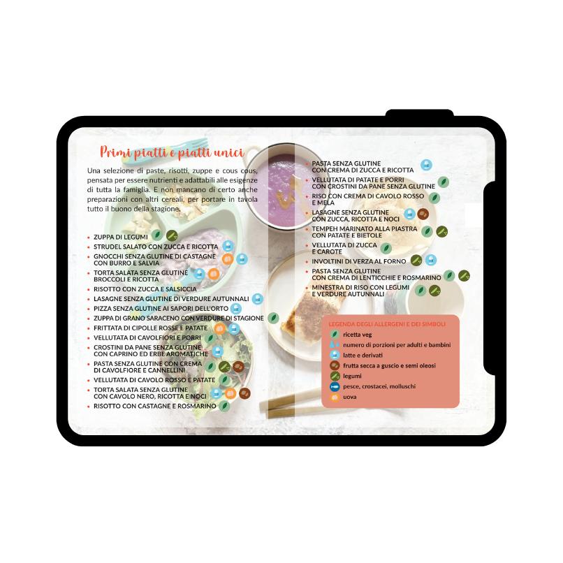 Menù Autunno 2025 - Senza Glutine