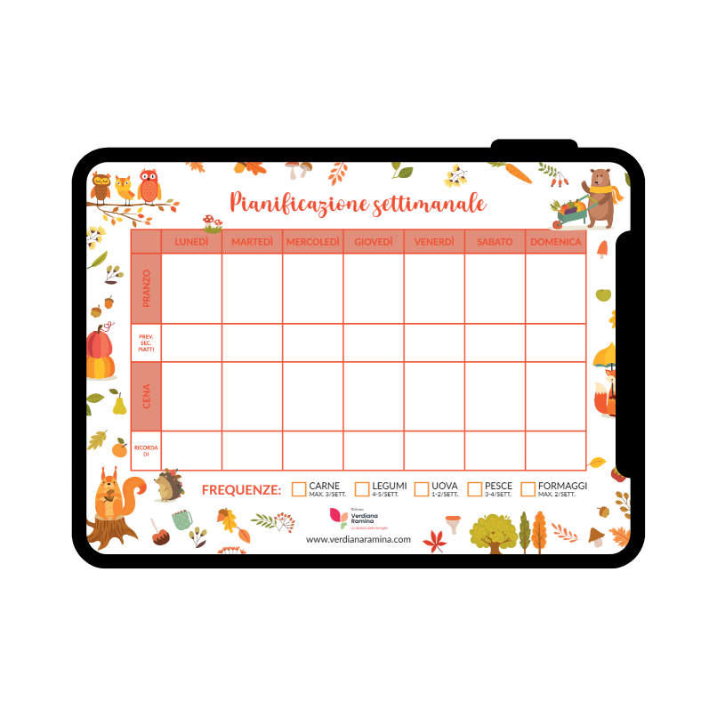 Menù Autunno 2025 - Senza Glutine